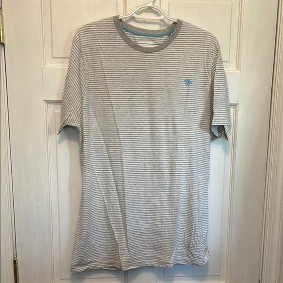 Denim & Flower Other - Denim & Flower Gray and Blue Short Sleeve Tee